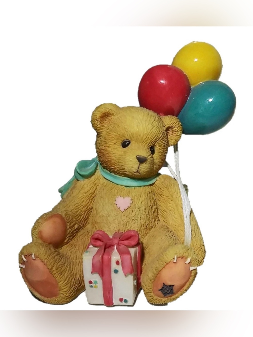 Cherished Teddies Nina "Beary Happy Wishes" Bear Figurine Hillman 1996 215864